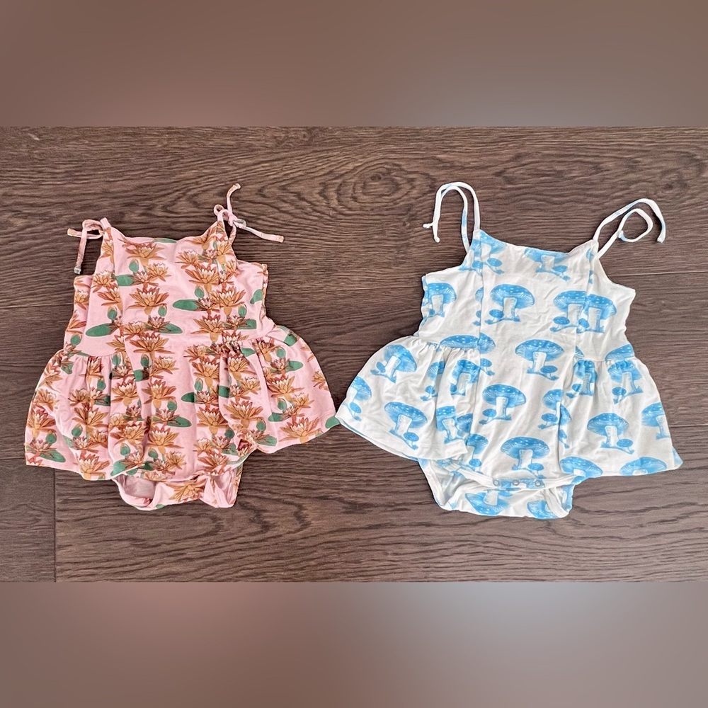 2x Kate Quinn spaghetti tie ballerina